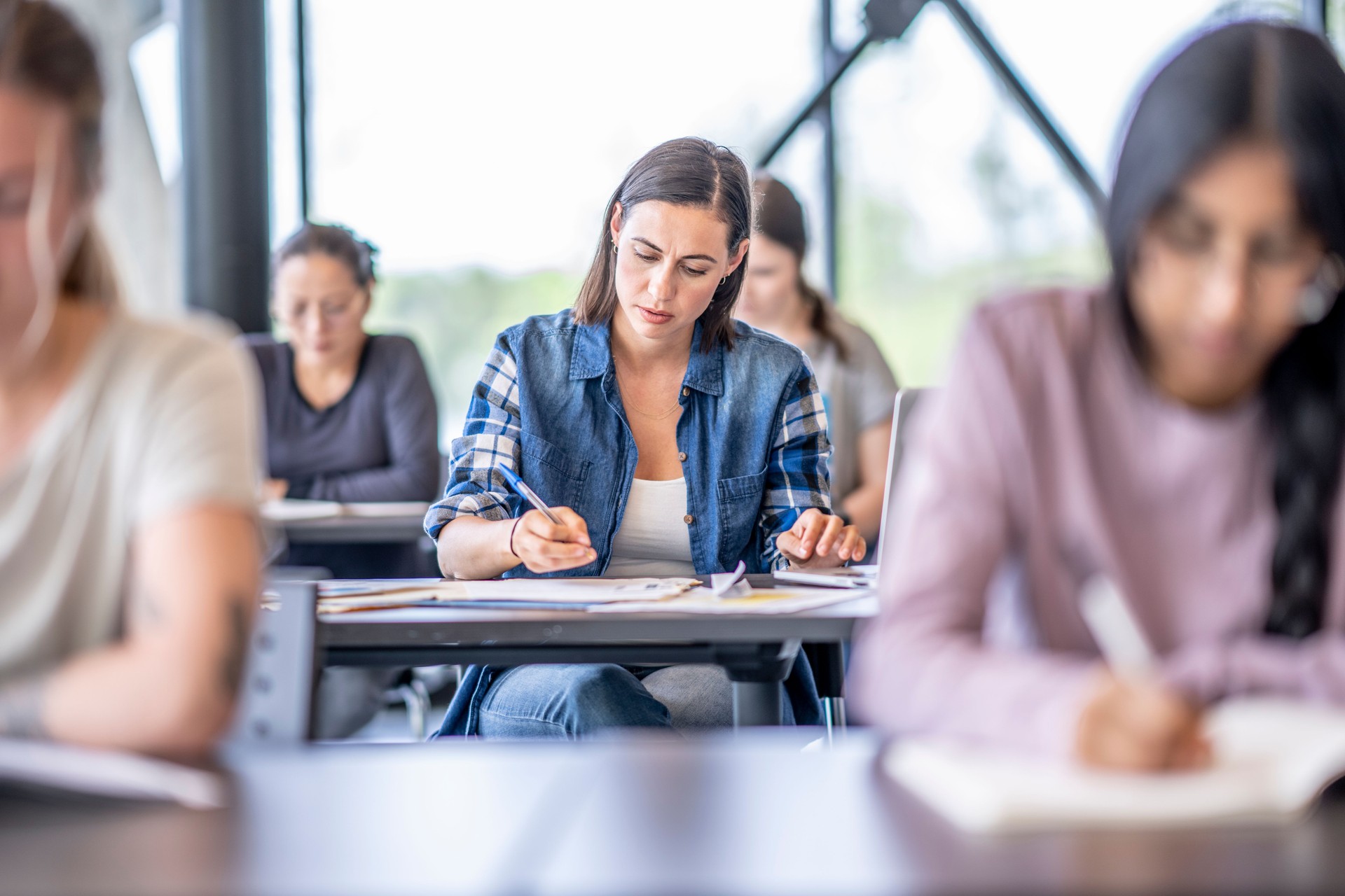 University Students in Class